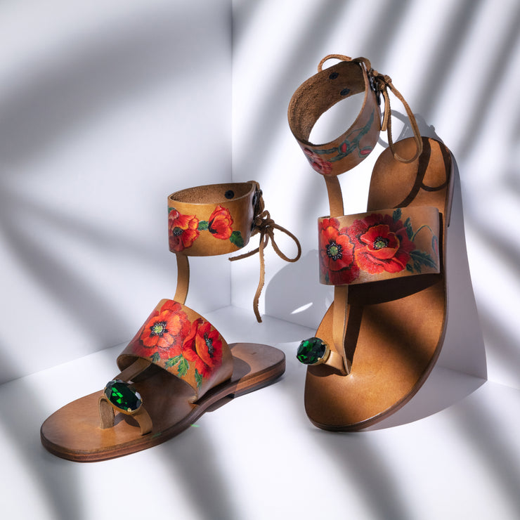 HERA OPIUM HAND-PAINTED SANDAL