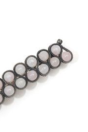 AGAPE silver & Rose Quartz Hair Jewelry