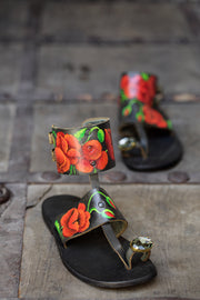 HERA OPIUM HAND-PAINTED SANDAL